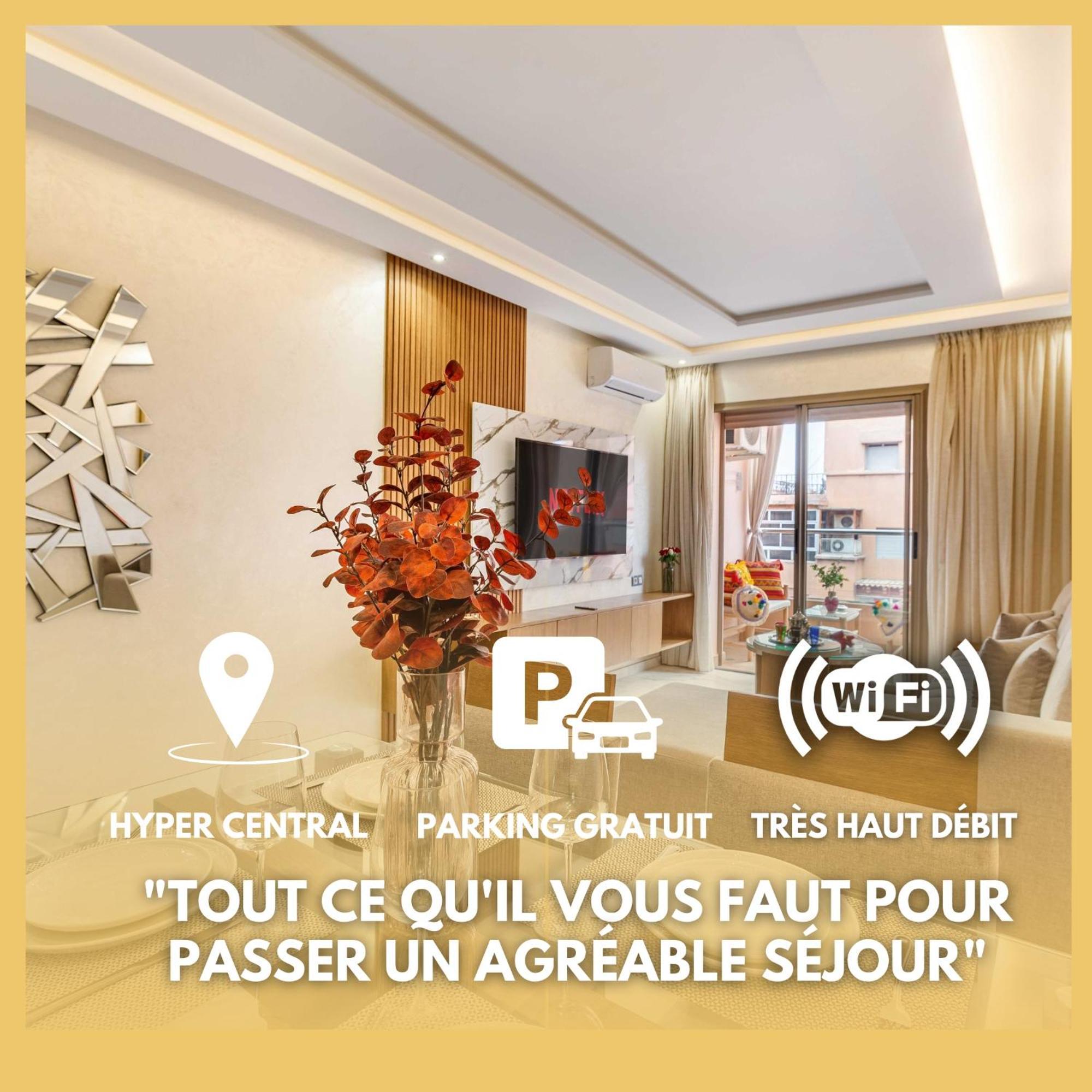 Magnifique Appartement Unique Et Central! Marrakesh Eksteriør bilde