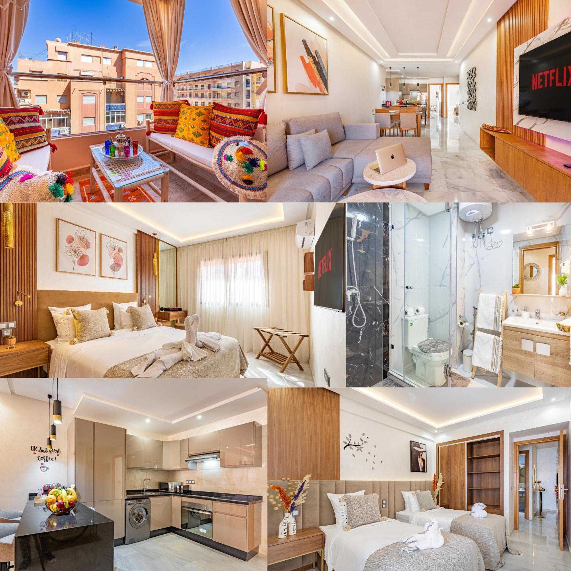 Magnifique Appartement Unique Et Central! Marrakesh Eksteriør bilde