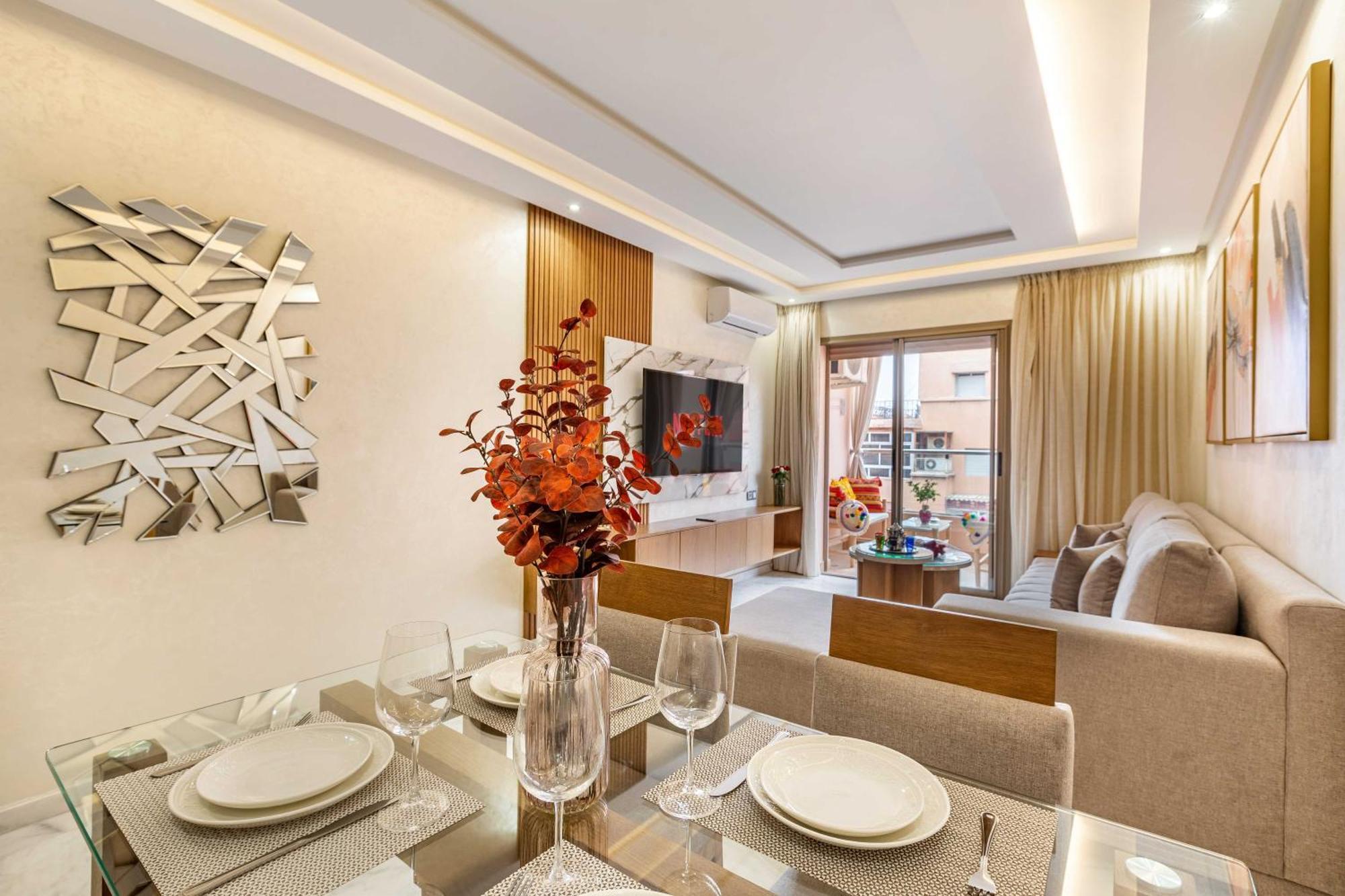 Magnifique Appartement Unique Et Central! Marrakesh Eksteriør bilde