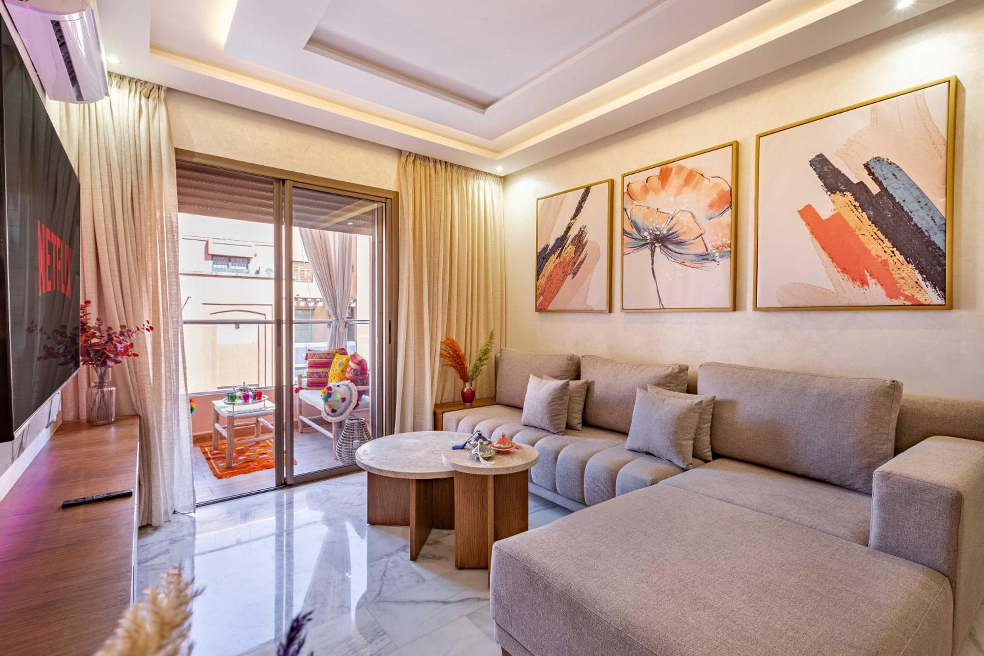 Magnifique Appartement Unique Et Central! Marrakesh Eksteriør bilde